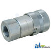 A & I Products Flat Hydraulic Coupler Socket, Female, 1/2" NPT 6" x4" x1" A-FF-501-8FP-P